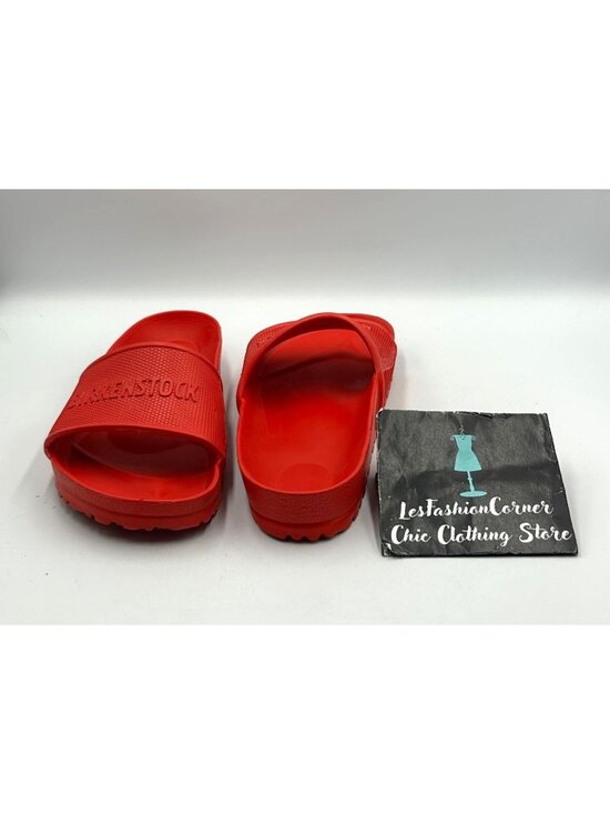 Birkenstock Mens Active Red Barbados Slide Sandals Lightweight Slip-On Sz 7 3568 main image 7